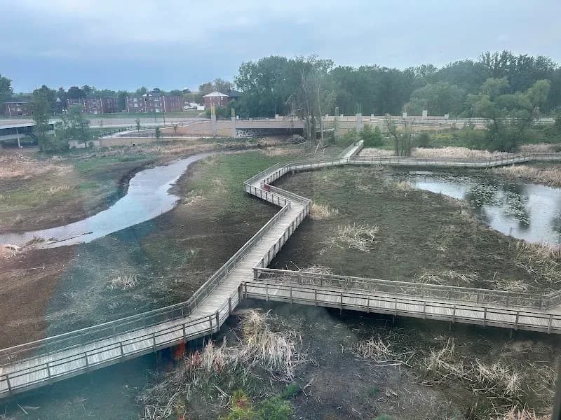 View of Minnehaha Creek Greenway in Edina, MN
