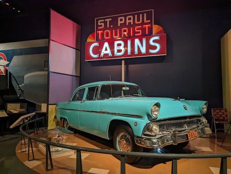 View of Minnesota History Center in Minneapolis, MN