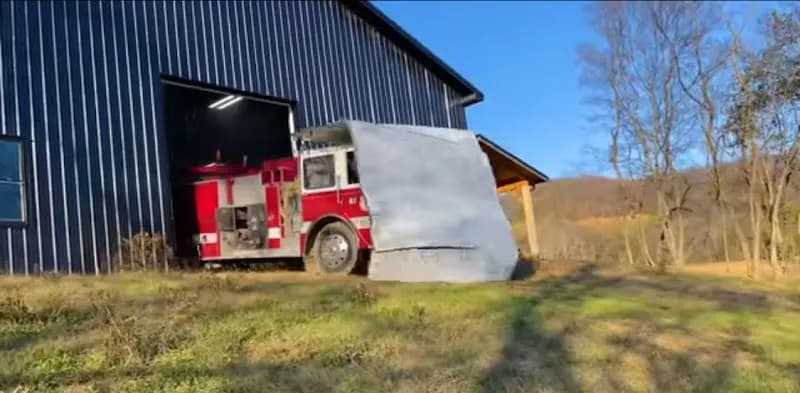 View of Minquas Fire Co in Media, PA