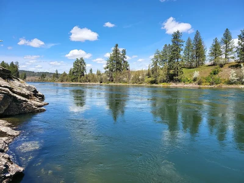 View of Mirabeau Point Park in Spokane Valley, WA