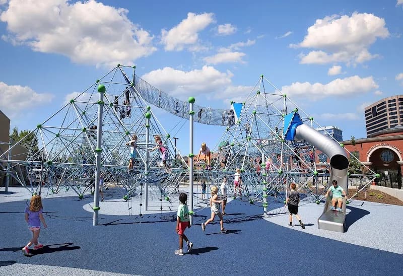 Miriam P. Brenner Children's Museum garden in Greensboro, NC