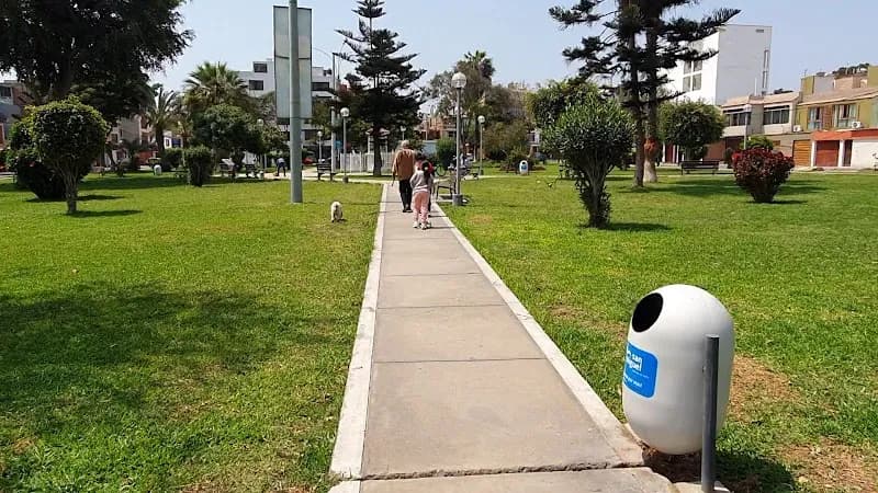 View of Miroquesada Park in San Miguel, Lima