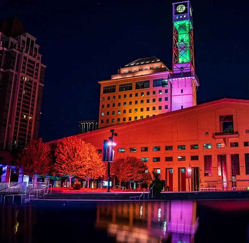 View of Mississauga Celebration Square in Mississauga, ON