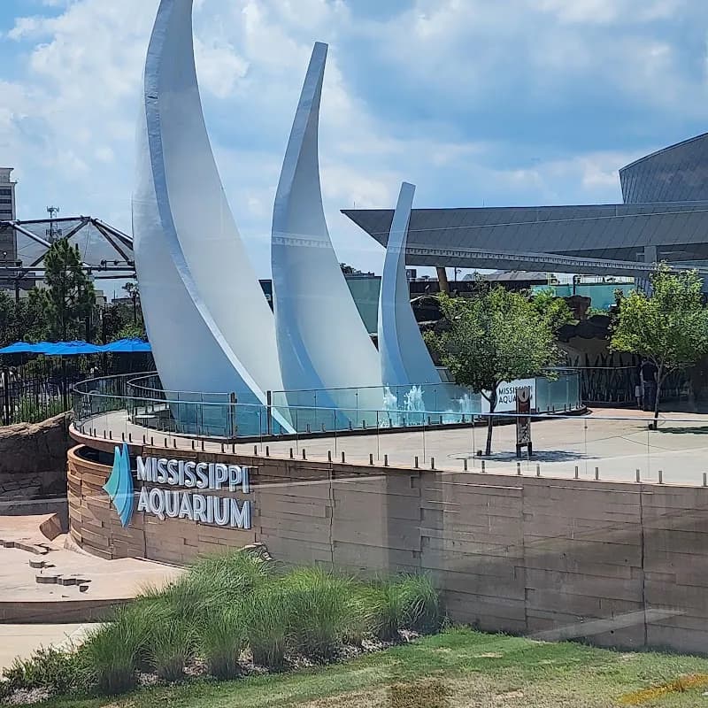 View of Mississippi Aquarium in Hattiesburg, MS