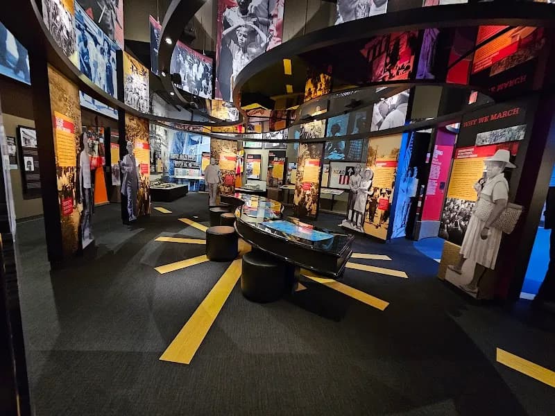 View of Mississippi Civil Rights Museum in Jackson, MS