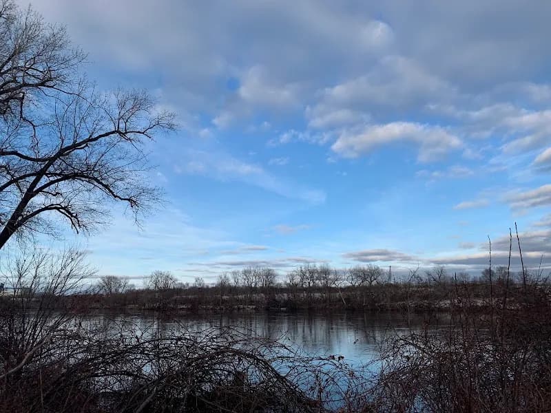 View of Mississippi River Park in St. Anthony, MN