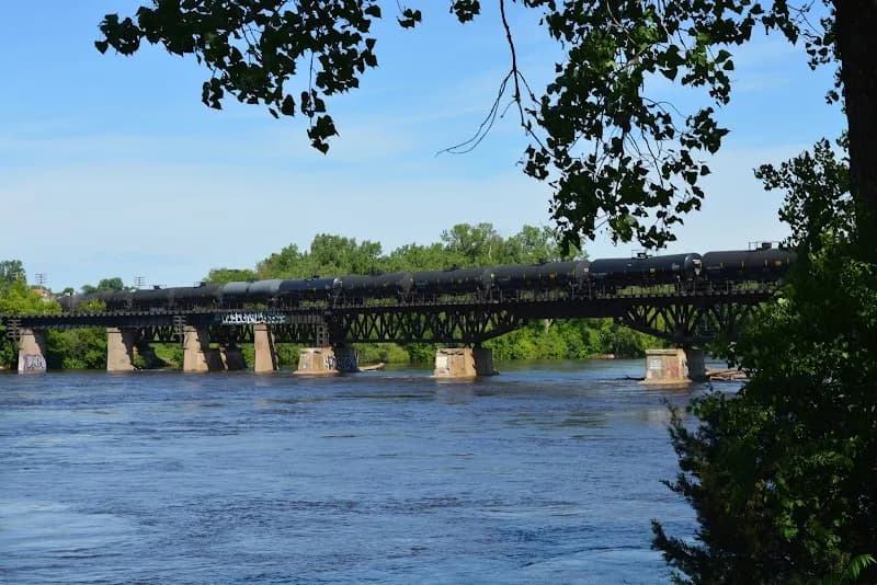 View of Mississippi River Park in St. Anthony, MN