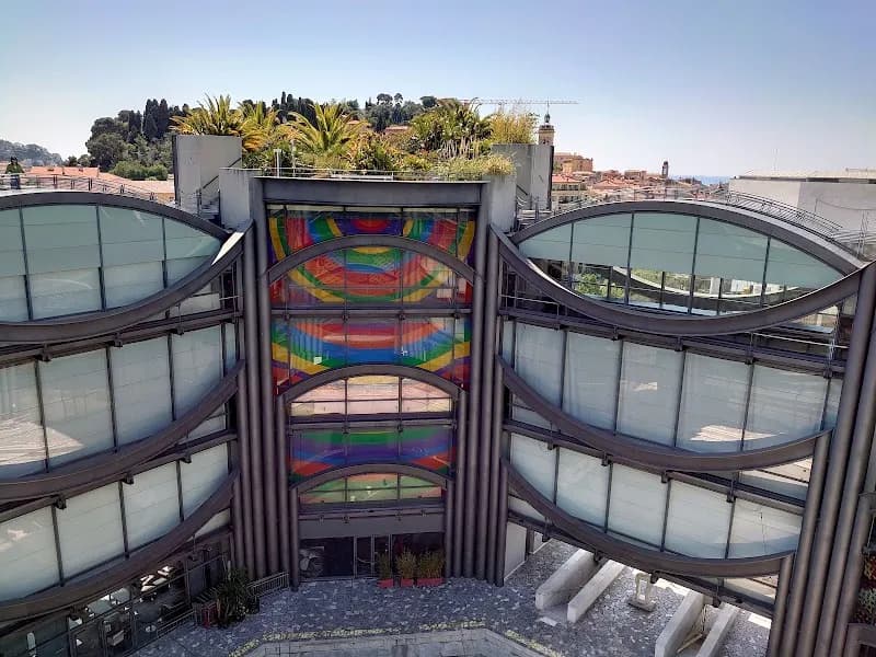 View of Modern and Contemporary Art Museum (MAMAC) in Nice, PAC