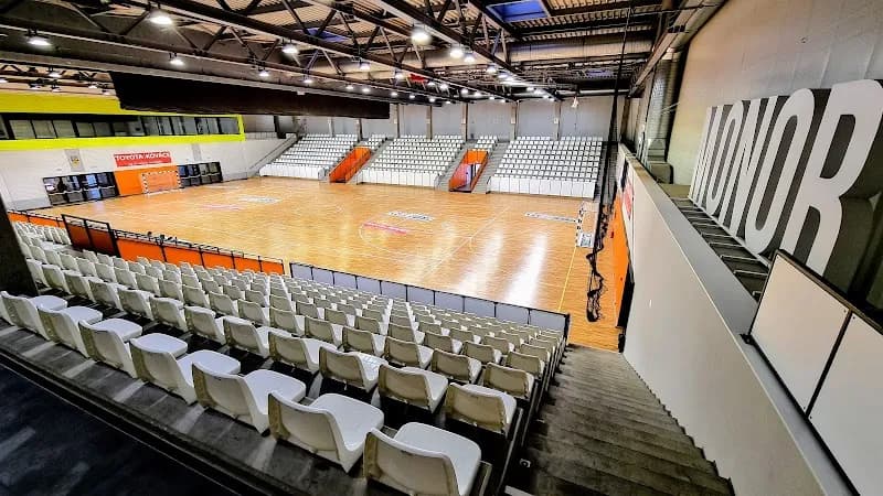 View of Monor Sports Hall in Monor, Budapest