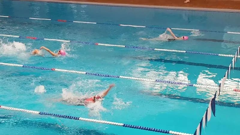 View of Monor Swimming Pool in Monor, Budapest