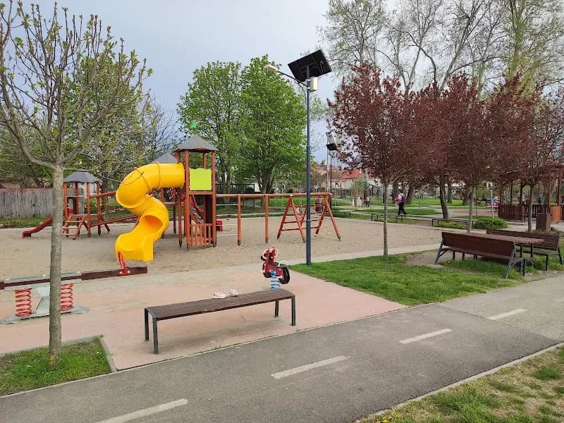 View of Monor Várospark in Monor, Budapest