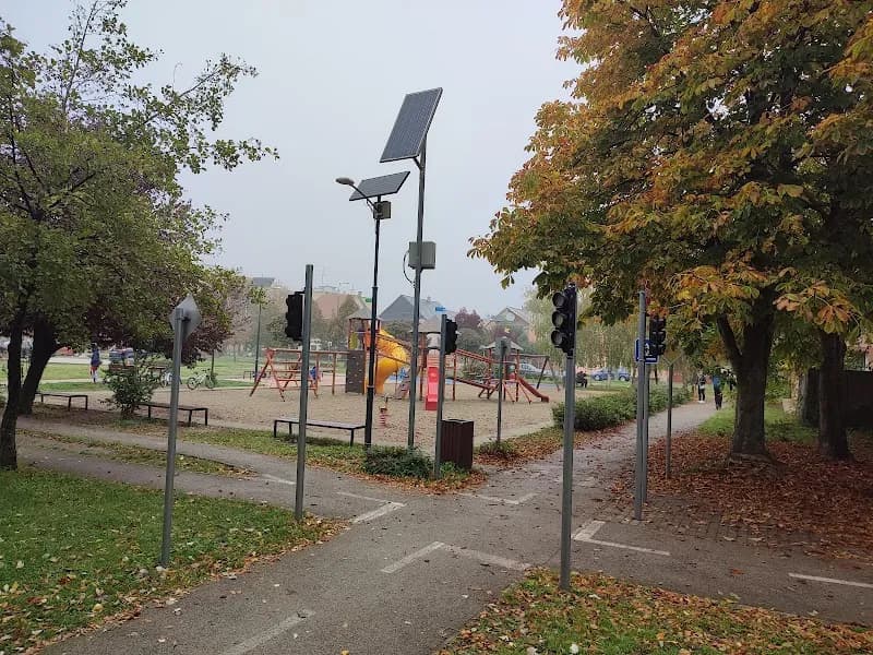 View of Monor Várospark in Monor, Budapest