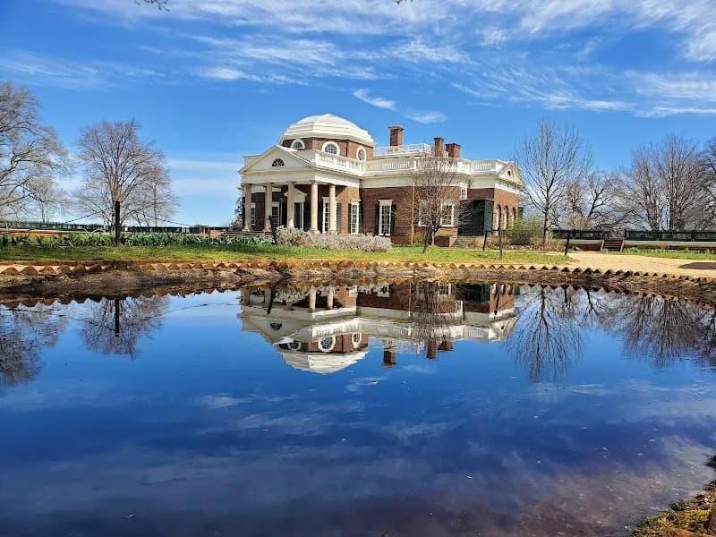 Monticello historical landmark in Charlottesville, VA