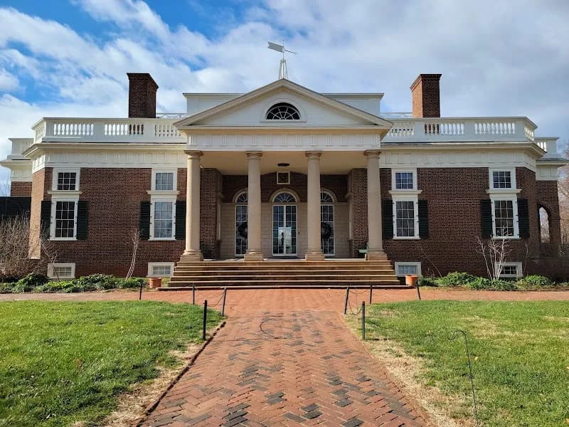 View of Monticello in Charlottesville, VA