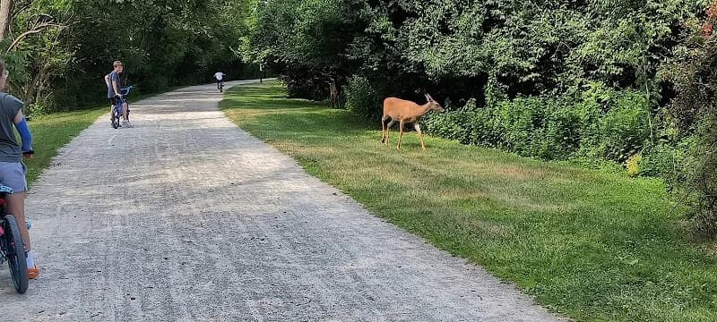View of Montour Trail Access in Bethel Park, PA