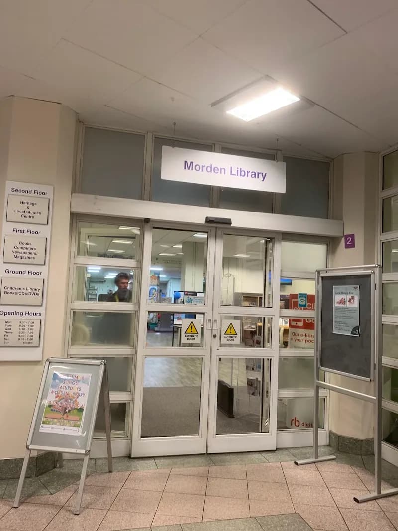 View of Morden Library Within Merton Civic Centre in Merton, London