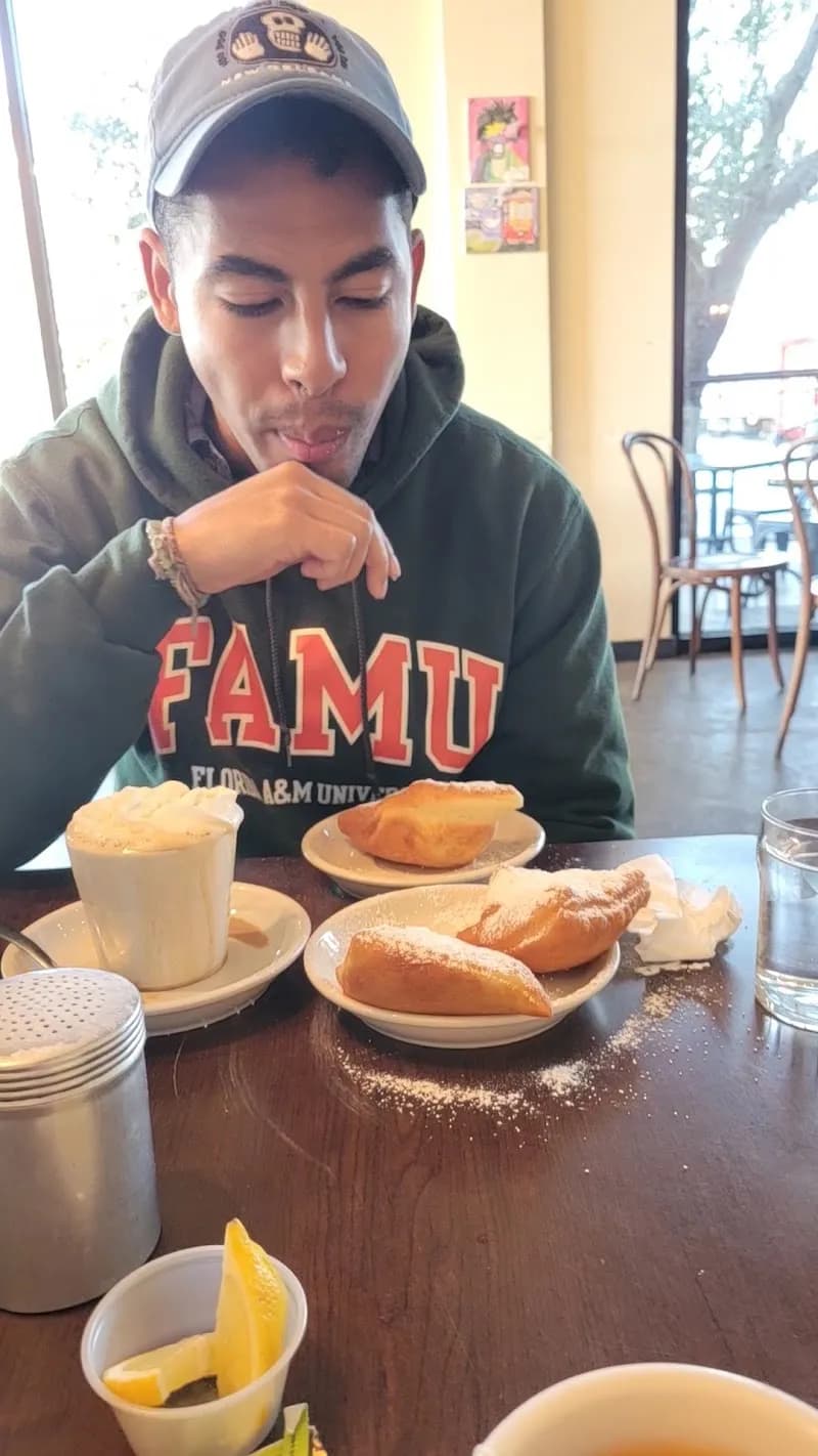 View of Morning Call Coffee Stand in New Orleans, LA