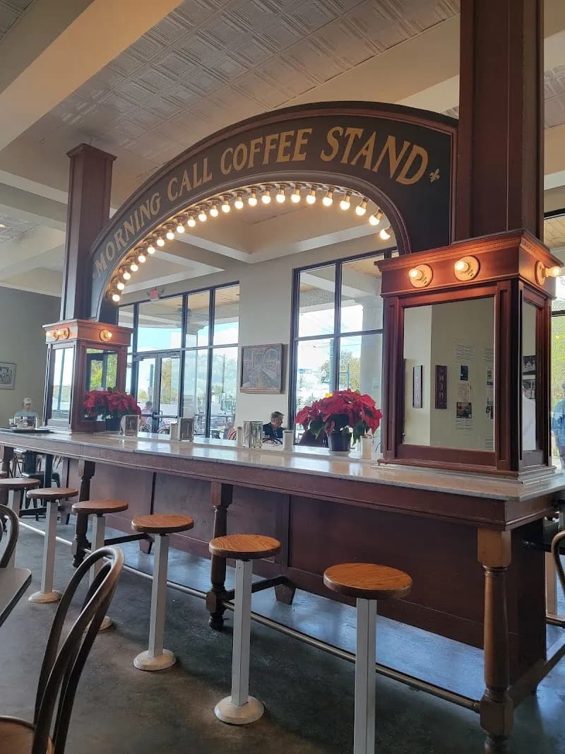 View of Morning Call Coffee Stand in New Orleans, LA