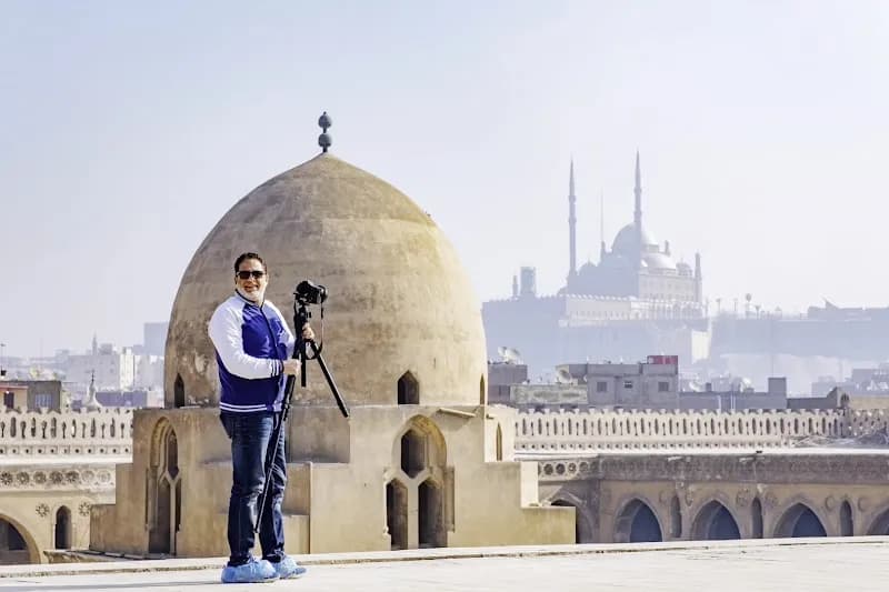 View of Mosque of Ibn Tulun in Cairo, CAI