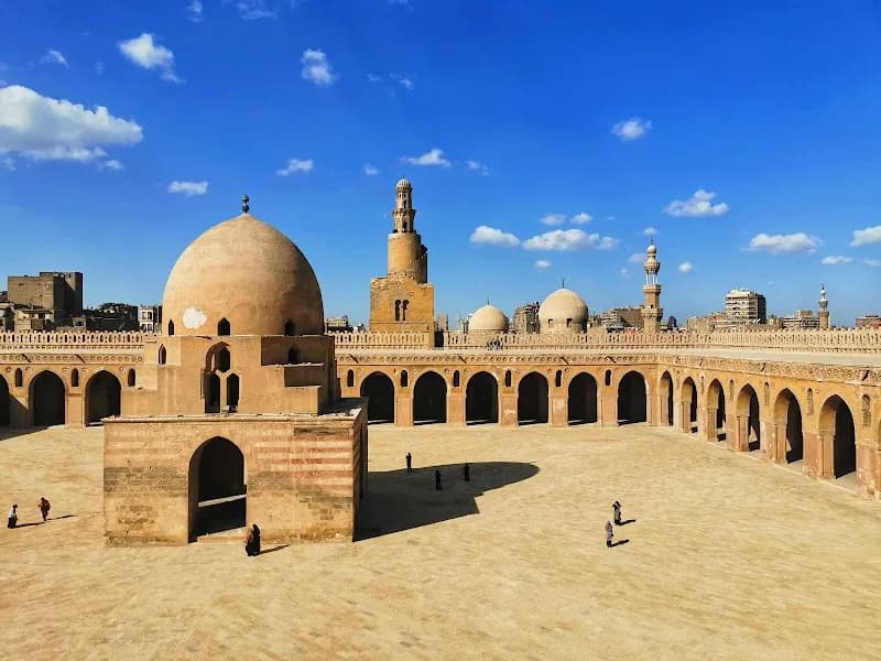 View of Mosque of Ibn Tulun in Cairo, CAI