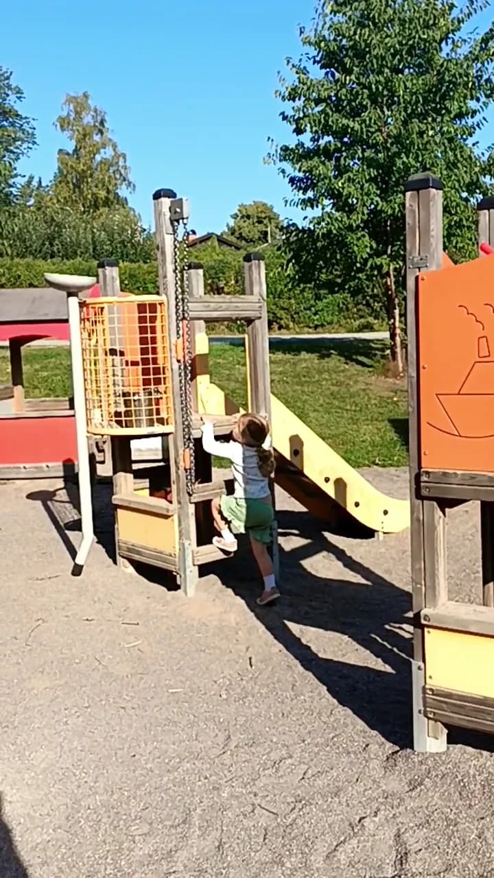 View of Mosstorpsparken in Lidingö, Stockholm