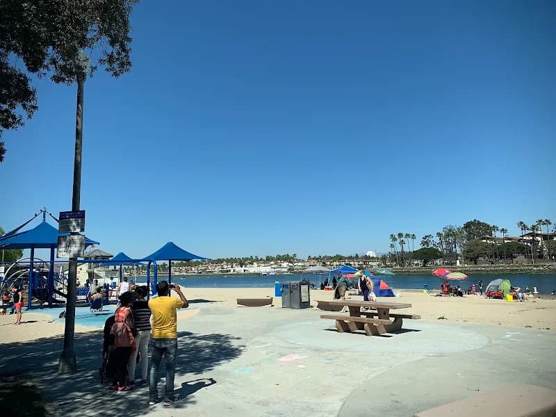 View of Mother's Beach in Long Beach, CA