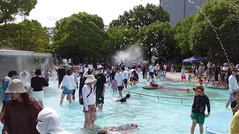 View of Motohama Ryokuchi in Amagasaki, Osaka