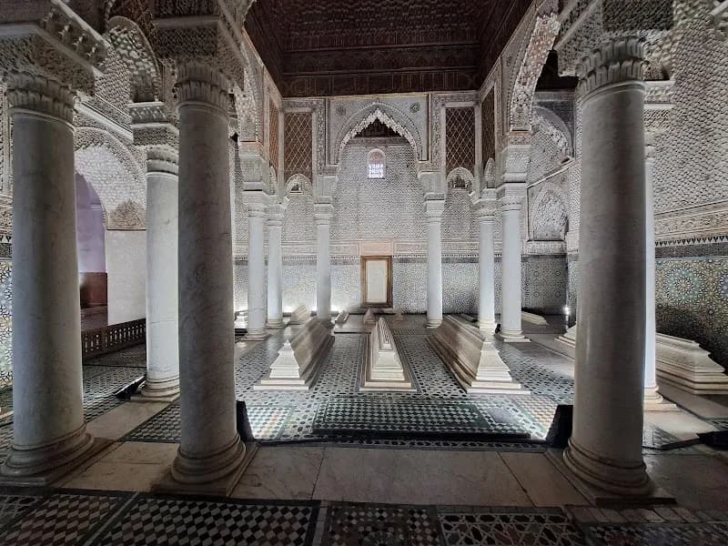 View of Moulay al-Yazid Mosque (Kasbah Mosque) in Marrakech, MRK