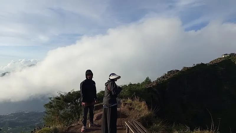 View of Mount Batur Sunrise Trekking Bali in Kintamani, Bali