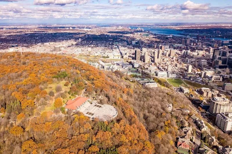 View of Mount Royal Park in Montreal, QC