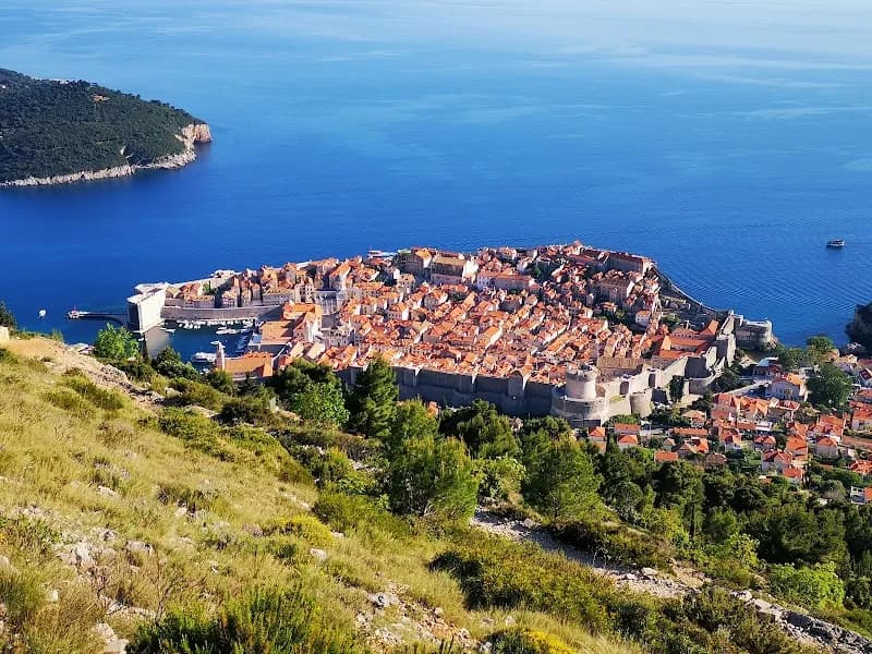 View of Mount Srdj hiking tours in Dubrovnik, DN