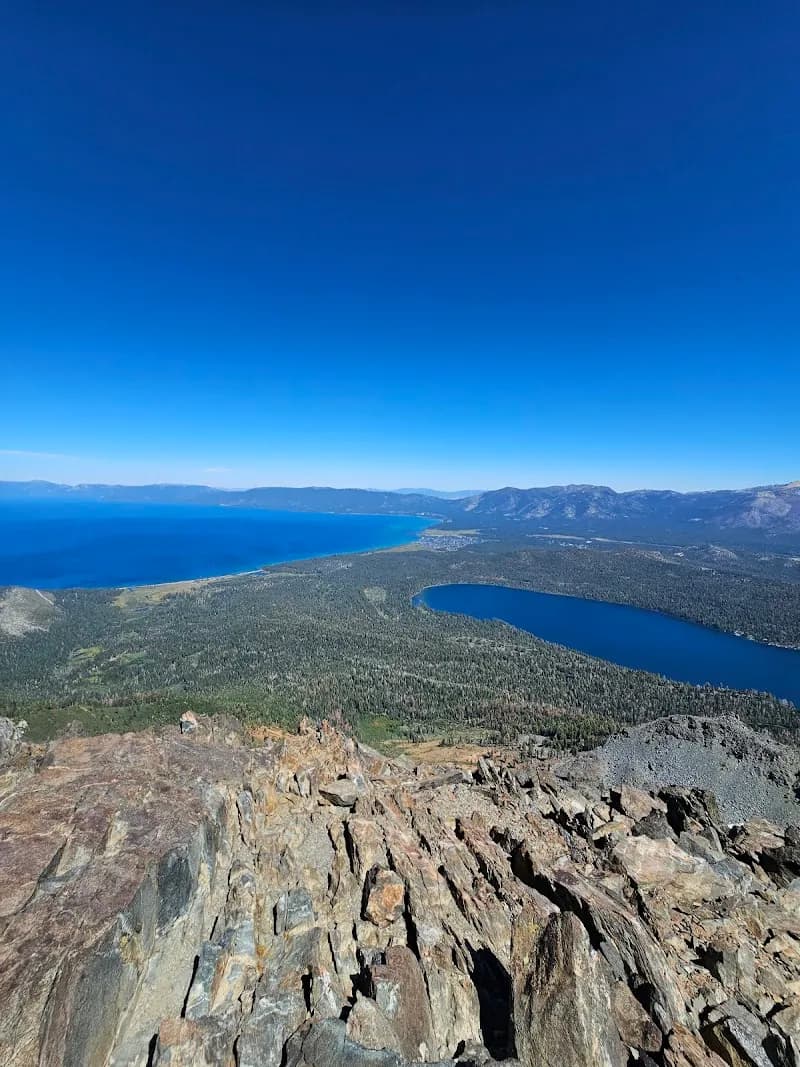 View of Mount Tallac Trail in Lake Tahoe, CA