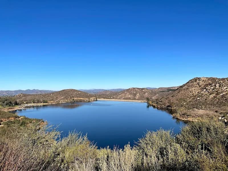 View of Mount Woodson Trailhead in Poway, CA