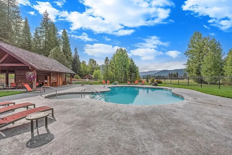 View of Mountain Springs Lodge in Leavenworth, WA