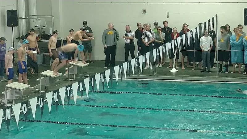View of Mountain View Aquatic center in Fort Collins, CO