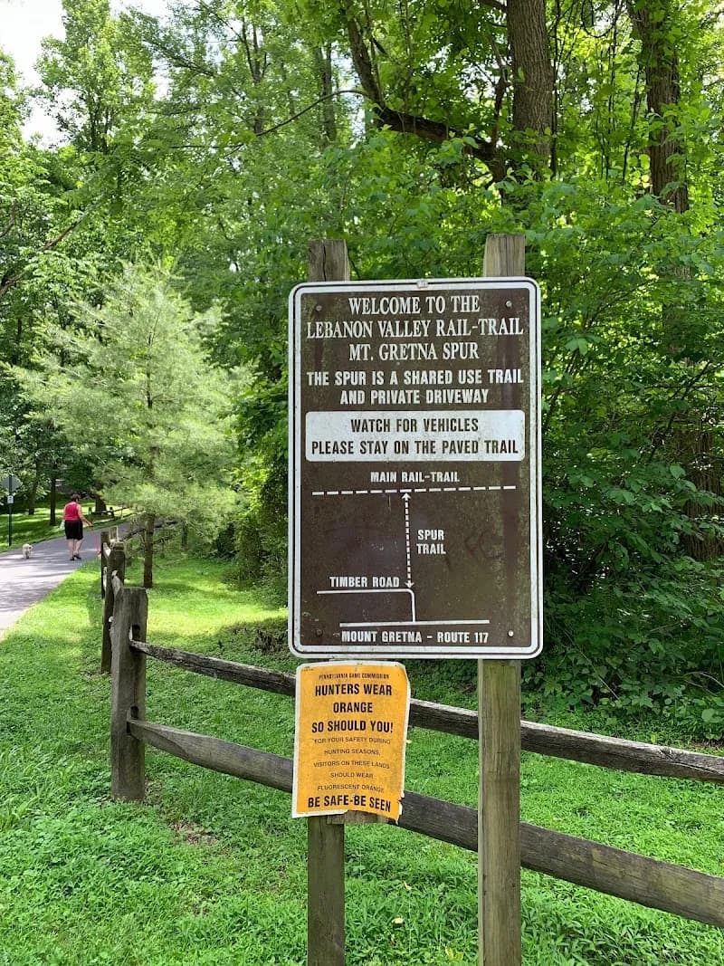 Mt. Gretna Spur - Lebanon Valley Rail-Trail nature preserve in Hershey, PA