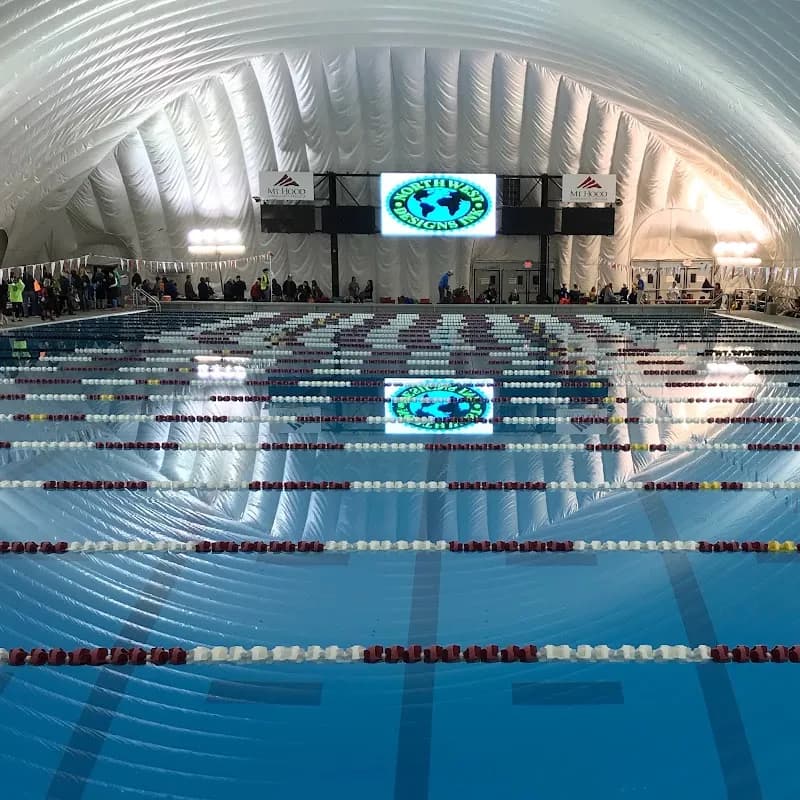 View of Mt. Hood Community College Aquatic Center in Gresham, OR