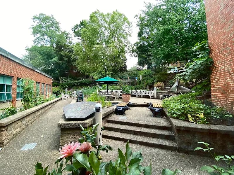 View of Mt Lebanon Public Library in Mount Lebanon, PA