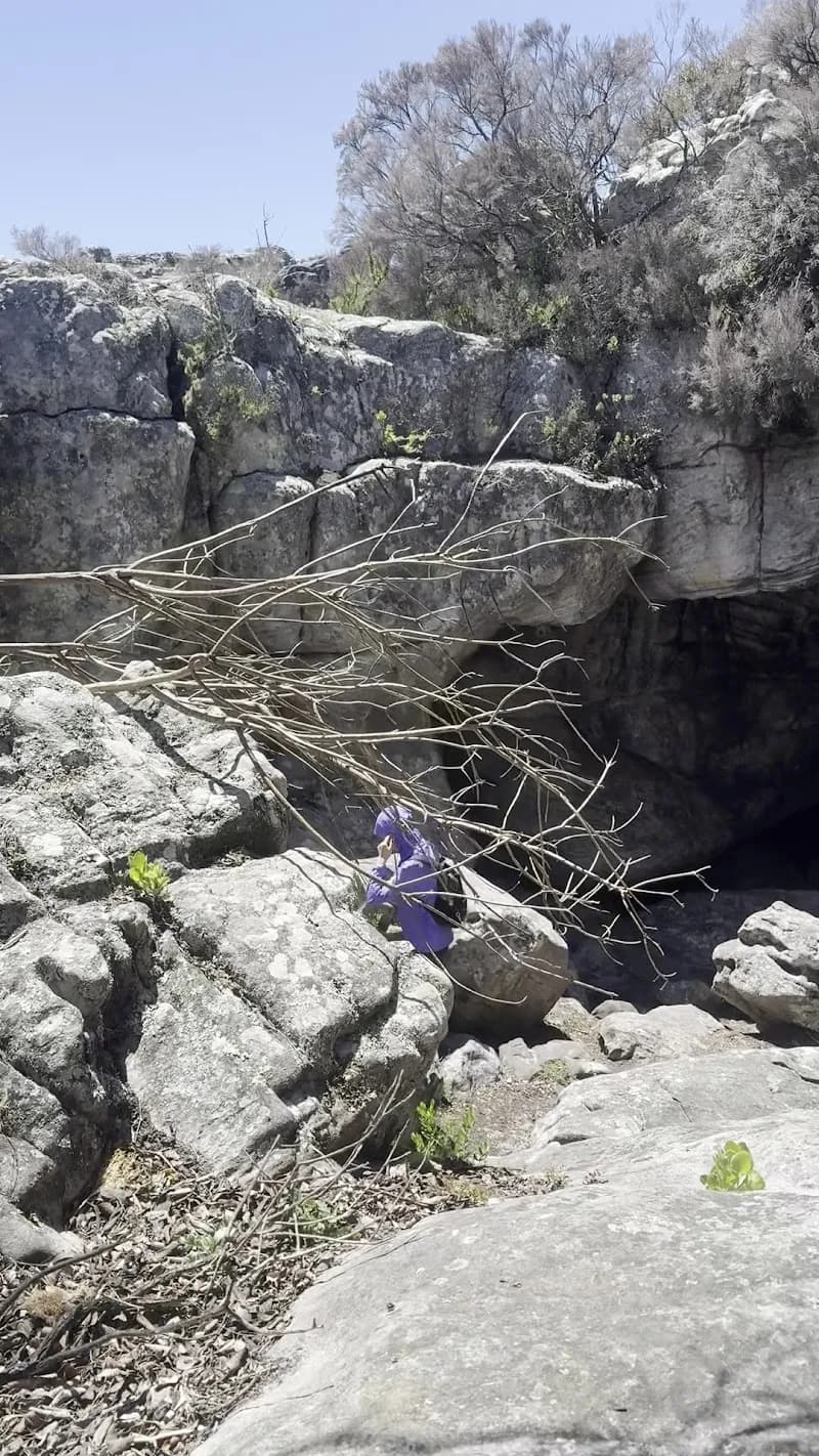View of Muizenberg Cave in Muizenberg, WC