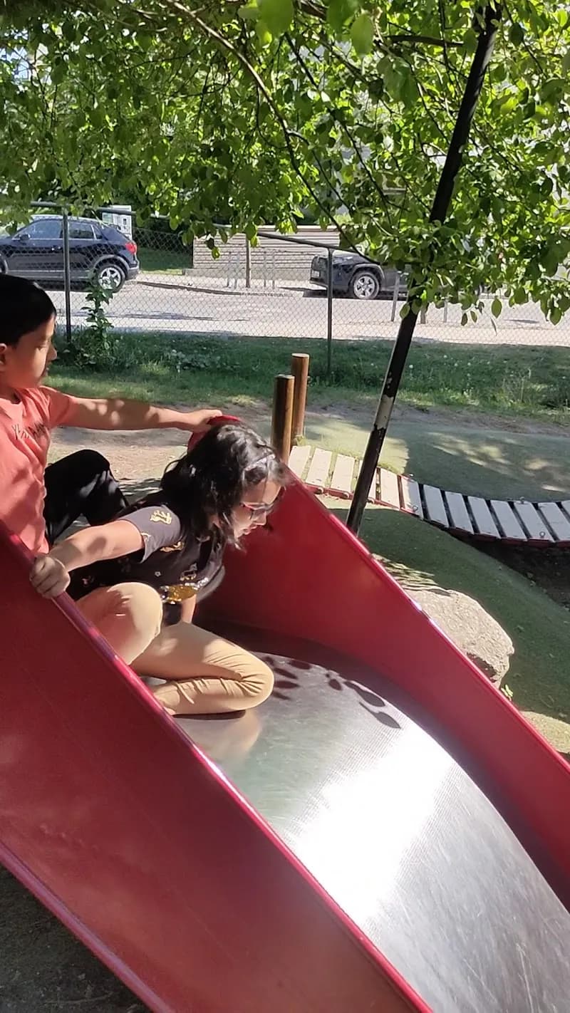 View of Mulle Mecks lekpark in Solna, Stockholm