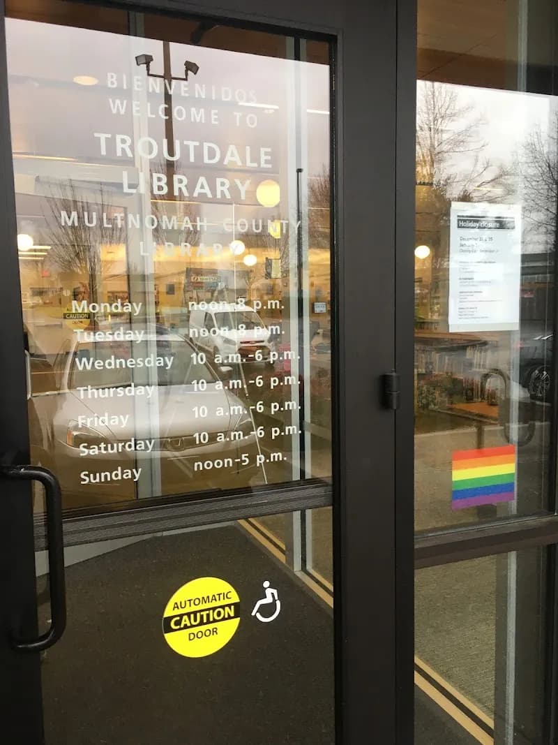 View of Multnomah County Library - Troutdale in Troutdale, OR