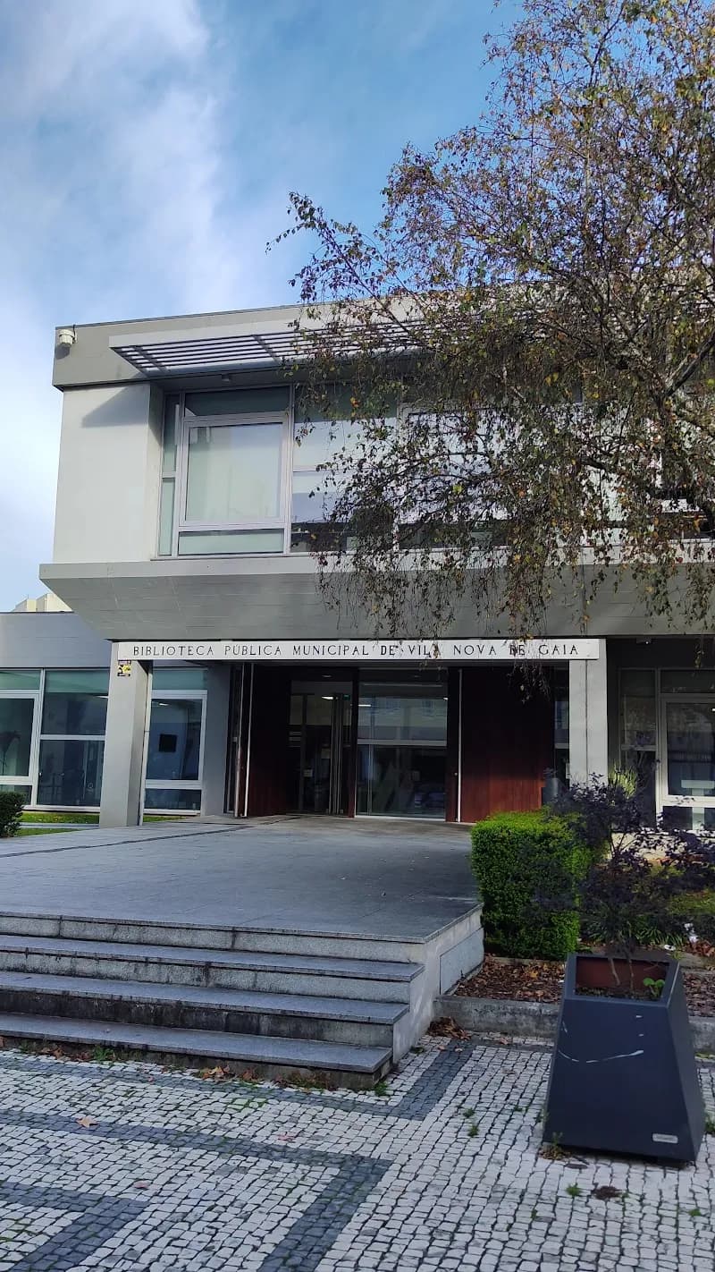 View of Municipal Library of Gaia in Vila Nova de Gaia, Porto
