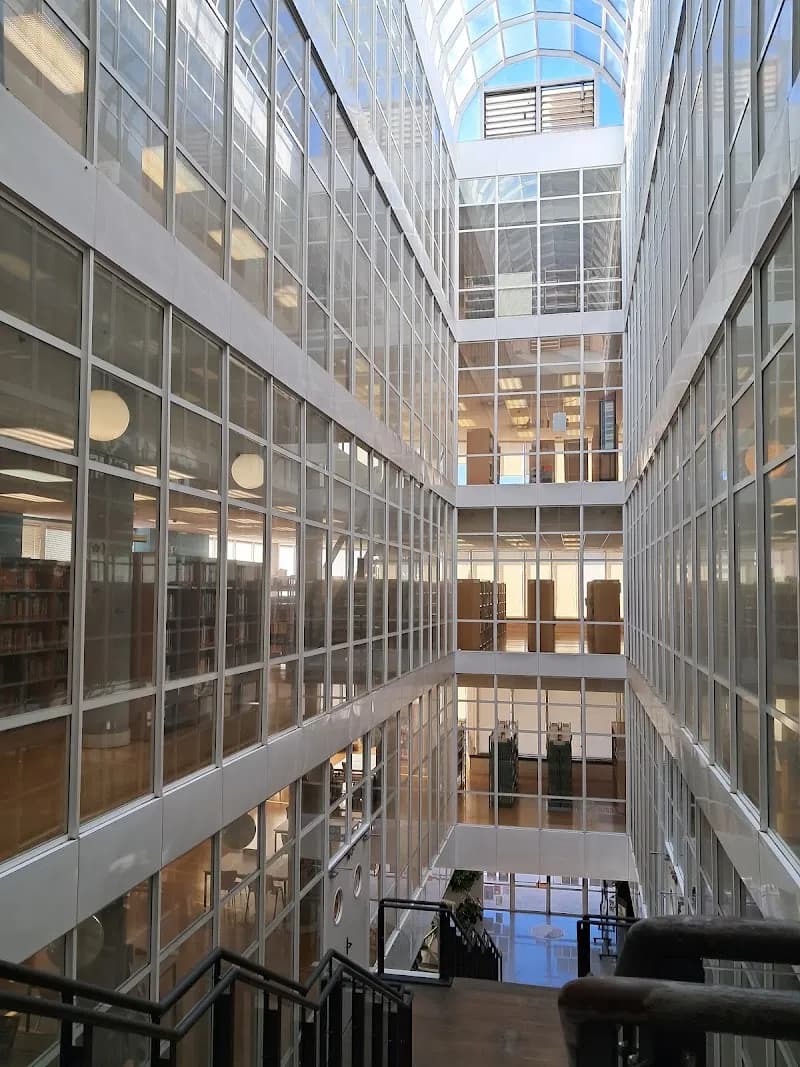 View of Municipal Library of Mostoles (Central) in Móstoles, Madrid