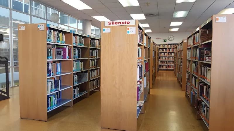 View of Municipal Library of Mostoles (Central) in Móstoles, Madrid