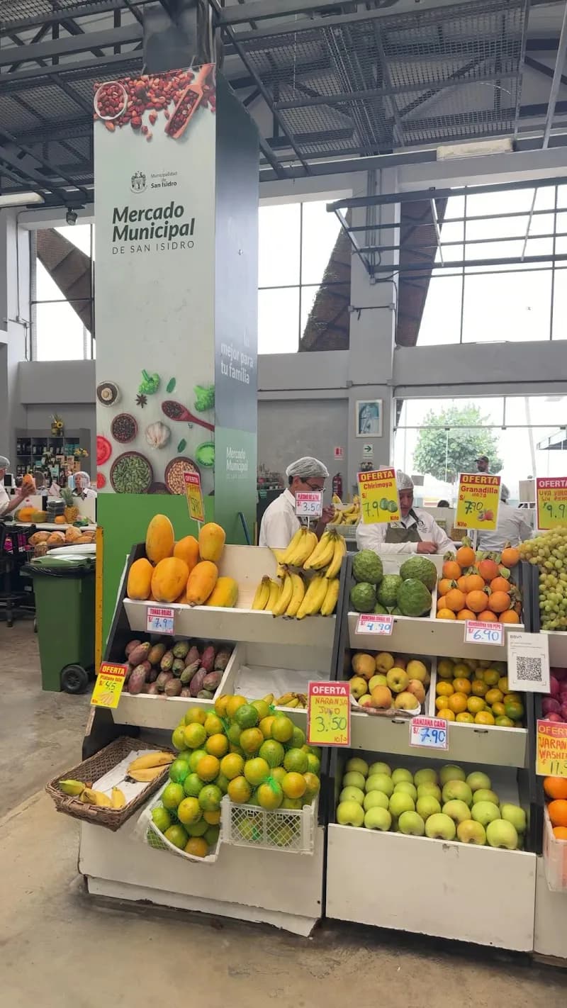 View of Municipal Market of San Isidro in San Isidro, Lima