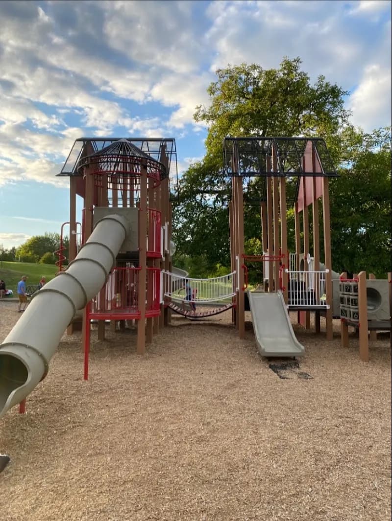 View of Murase Plaza Park in West Linn, OR