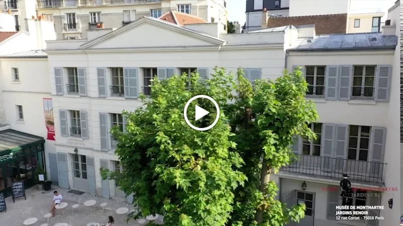View of Musée de Montmartre in Paris, IDF