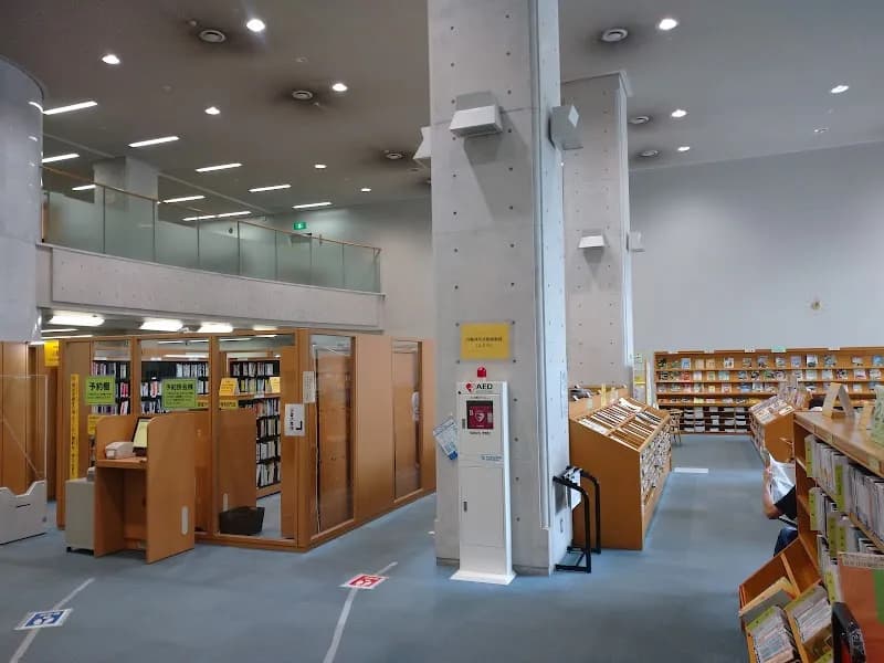 View of Musashino City Chūō Library in Musashino, Tokyo