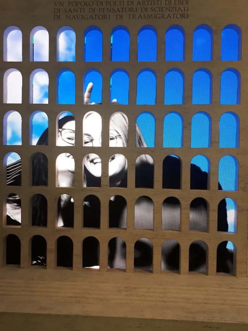 View of Museo della Civiltà Romana in EUR (Esposizione Universale Roma), Lazio