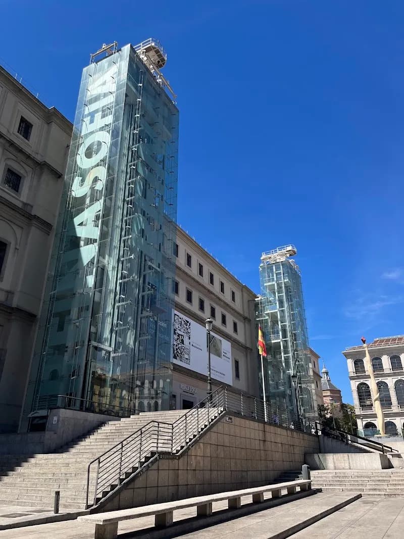 View of Museo Nacional Centro de Arte Reina Sofía in Madrid, MD